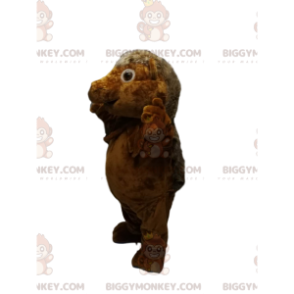 Simpatico costume da mascotte riccio marrone BIGGYMONKEY™.