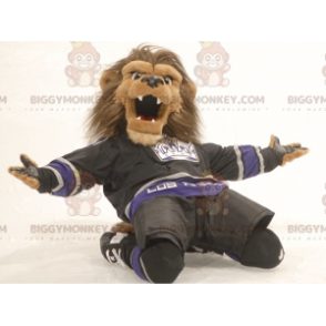 Στολή μασκότ Brown Lion Big Mane BIGGYMONKEY™ - Biggymonkey.com