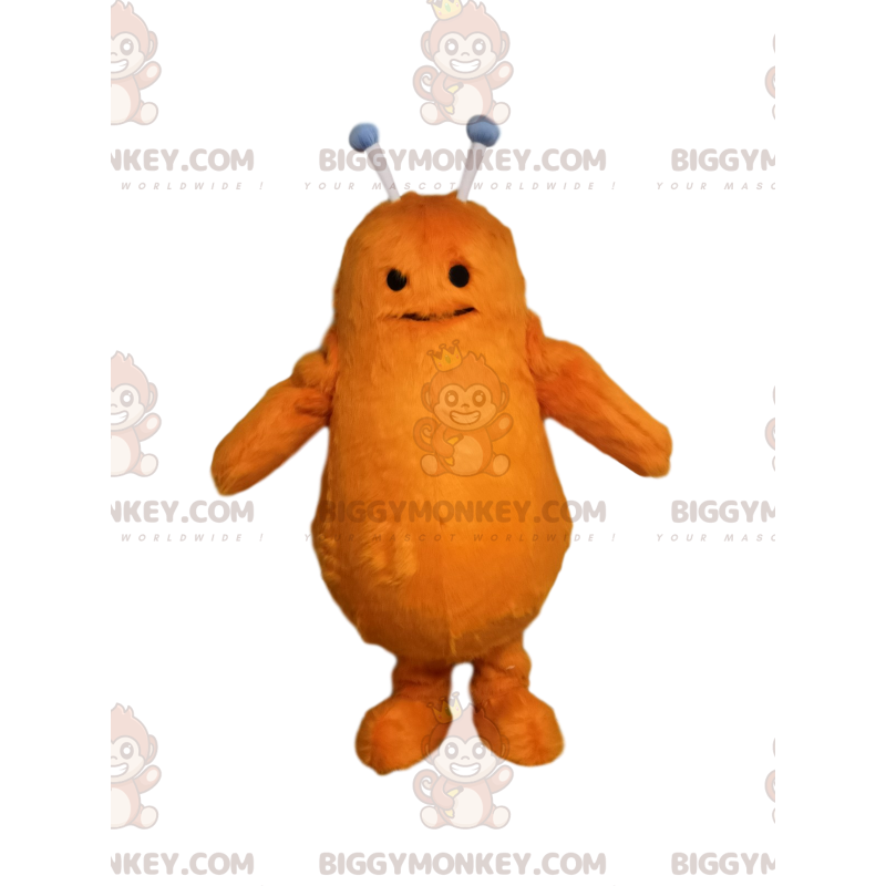 Pomarańczowy kostium maskotki kosmity BIGGYMONKEY™ z antenami. Pomarańczowy kostium maskotki kosmity BIGGYMONKEY™ z antenami.