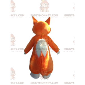 Orange and White Fox BIGGYMONKEY™ Mascot Costume. fox costume -