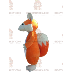 Orange and White Fox BIGGYMONKEY™ Mascot Costume. fox costume -