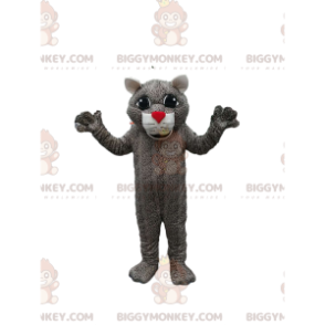  Kostium lamparta BIGGYMONKEY™ z czerwonym pyskiem. Kostium lamparta. - Tygrysie maskotki - BIGGYMONKEY_012715 - BiggyMonkey.com