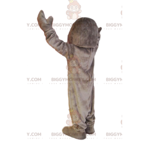 Gray Seal BIGGYMONKEY™ Mascot Costume. seal costume -