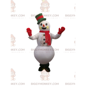 Costume da pupazzo di neve BIGGYMONKEY™ con bellissimo cappello