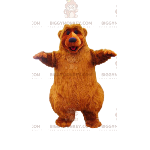 Kostým maskota Super Happy Brown Bear BIGGYMONKEY™. kostým