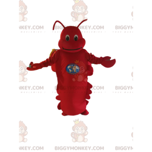Red Lobster BIGGYMONKEY™ Maskottchen-Kostüm. Roter Hummer
