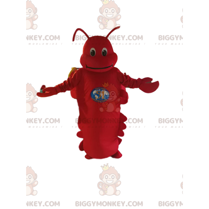 Disfraz de mascota Red Lobster BIGGYMONKEY™. disfraz de Disfraz de mascota Red Lobster BIGGYMONKEY™. disfraz de