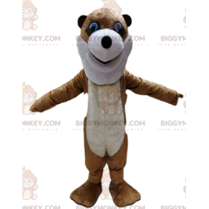 BIGGYMONKEY™ mascot costume of brown fox with his pointed nose.