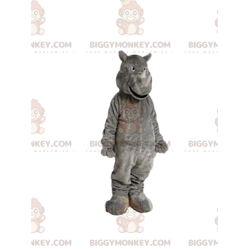 BIGGYMONKEY™ Gray Rhinoceros Mascot Costume. Rhino costume -