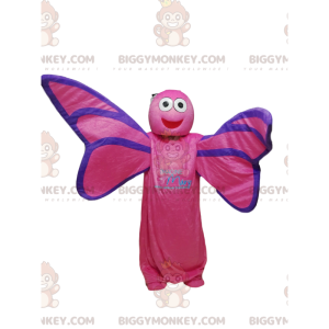 Fuchsia Butterfly BIGGYMONKEY™ Mascot Costume. butterfly
