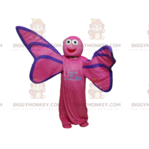 Fuchsia Butterfly BIGGYMONKEY™ Mascot Costume. butterfly