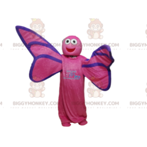 Fuchsia Butterfly BIGGYMONKEY™ Mascot Costume. butterfly costume - Butterfly mascots - BIGGYMONKEY_012736 - BiggyMonkey.com