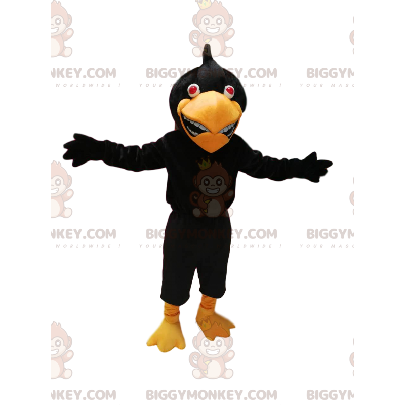 Black Eagle BIGGYMONKEY™ maskotkostume. Black Eagle kostume -