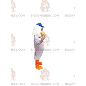 Kostium maskotki białego albatrosa BIGGYMONKEY™. Kostium