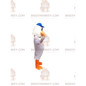 Kostým maskota bílého albatrosa BIGGYMONKEY™. Kostým bílého