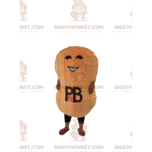 Costume de mascotte BIGGYMONKEY™ de cacahuète. Costume de