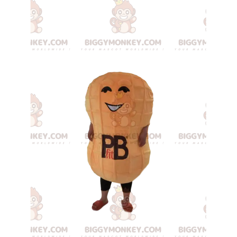 Peanut BIGGYMONKEY™ Maskottchen-Kostüm. Peanut-Kostüm - Peanut BIGGYMONKEY™ Maskottchen-Kostüm. Peanut-Kostüm -