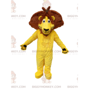 Originalt BIGGYMONKEY™-maskotkostyme for gul løve. løve kostyme - Løve maskoter - BIGGYMONKEY_012743 - BiggyMonkey.com
