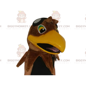 Στολή μασκότ BIGGYMONKEY™ Καφέ Κεφαλή Αετού. Στολή με κεφάλι αετού