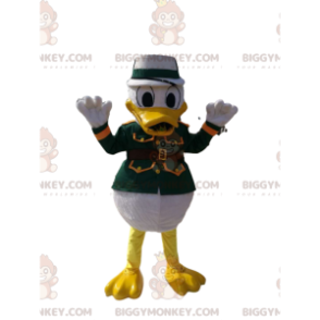 Donaldův kostým maskota BIGGYMONKEY™ v zeleném vojenském