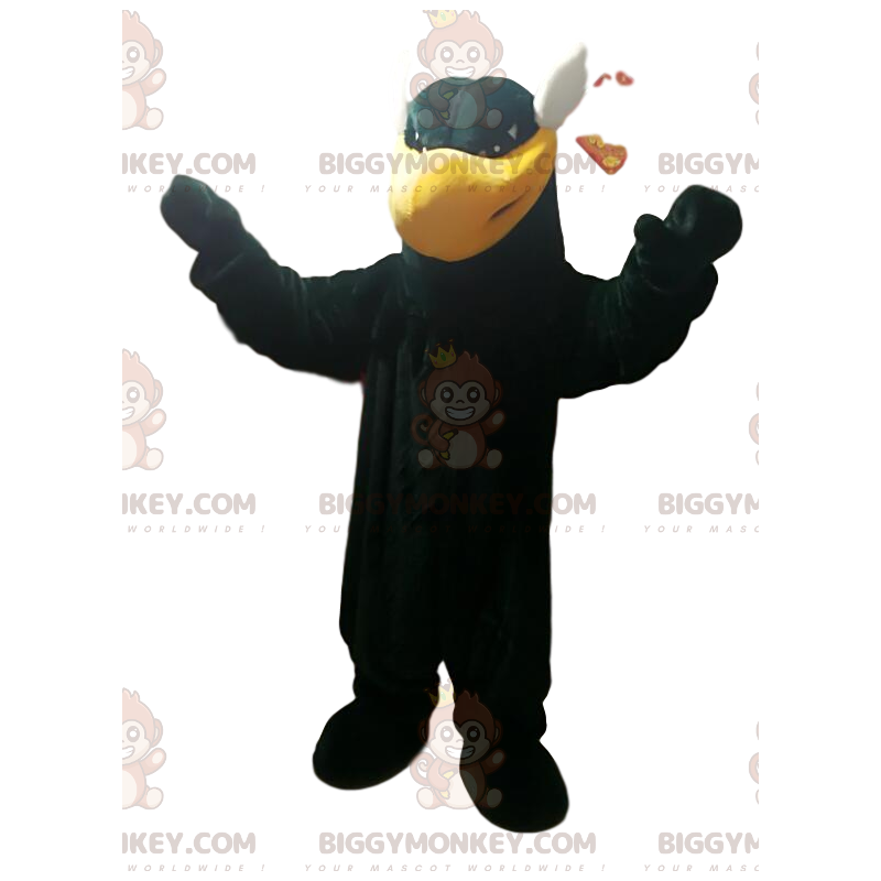 Costume de mascotte BIGGYMONKEY™ d'aigle noir. Costume d'aigle Costume de mascotte BIGGYMONKEY™ d'aigle noir. Costume d'aigle