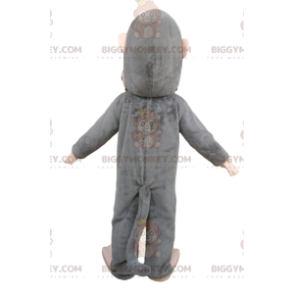  Costume da mascotte scimmia grigia BIGGYMONKEY™. Costume da scimmia grigia - Mascotte di scimmie - BiggyMonkey.com