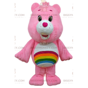 BIGGYMONKEY™ Maskottchen-Kostüm aus pinkfarbenem Pflegebär mit