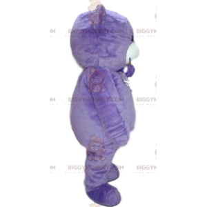 Roztomilý kostým maskota fialového medvídka BIGGYMONKEY™.