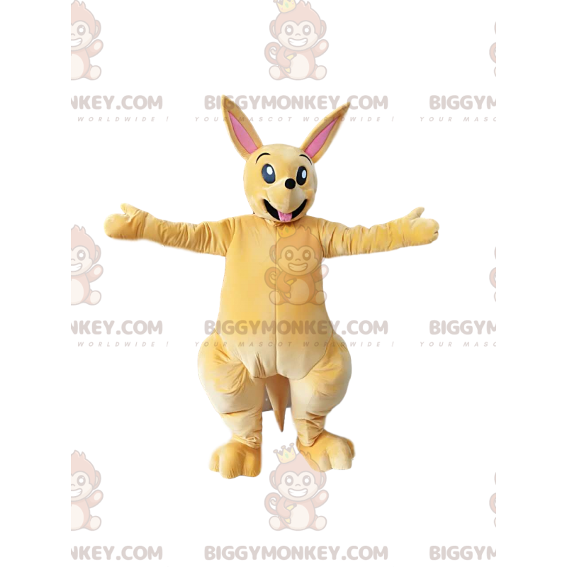 Costume da mascotte canguro beige chiaro BIGGYMONKEY™. Costume Costume da mascotte canguro beige chiaro BIGGYMONKEY™. Costume