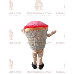 Pink cupcake BIGGYMONKEY™ mascot costume. cupcake costume -