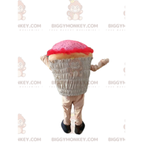 Rosa Cupcake BIGGYMONKEY™ Maskottchenkostüm. Cupcake-Kostüm -