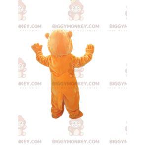 Disfraz de mascota BIGGYMONKEY™ de castor naranja muy