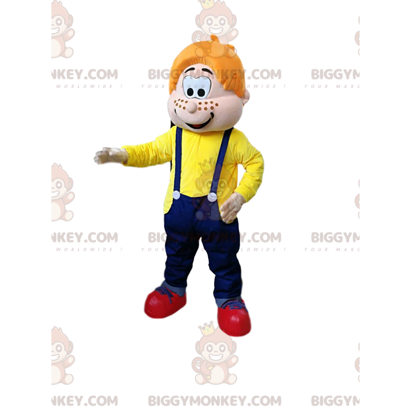 BIGGYMONKEY™ maskotdräkt av Boule, karaktären från serierna BIGGYMONKEY™ maskotdräkt av Boule, karaktären från serierna