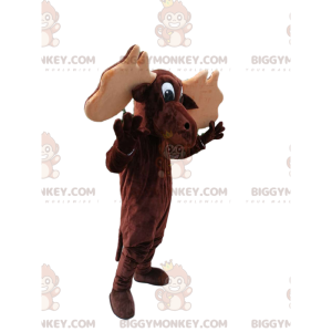 Caribou BIGGYMONKEY™ maskotkostume. rensdyr kostume -