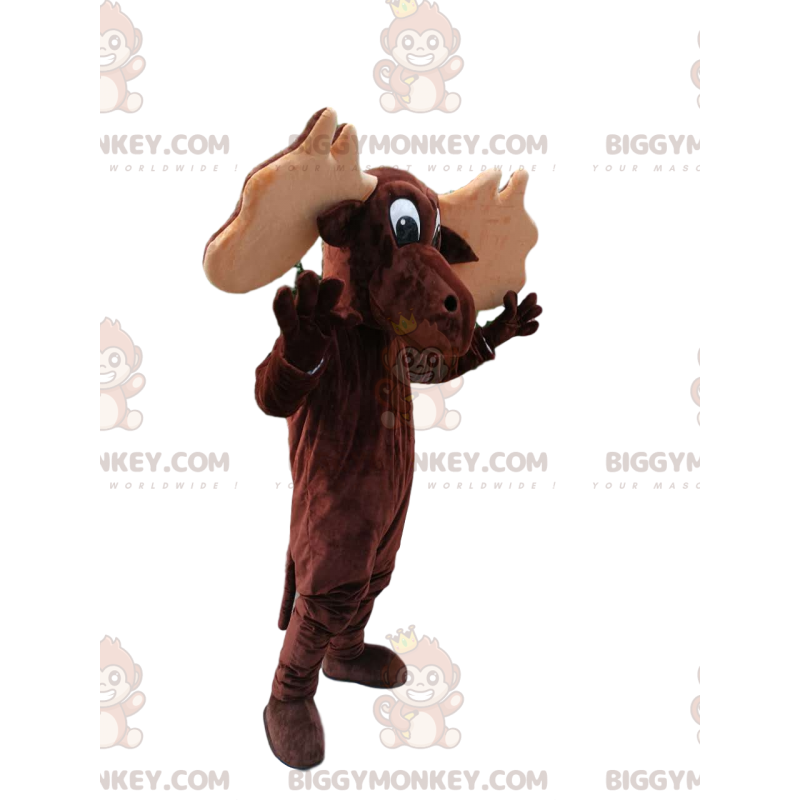 Caribou BIGGYMONKEY™ mascot costume. caribou costume -