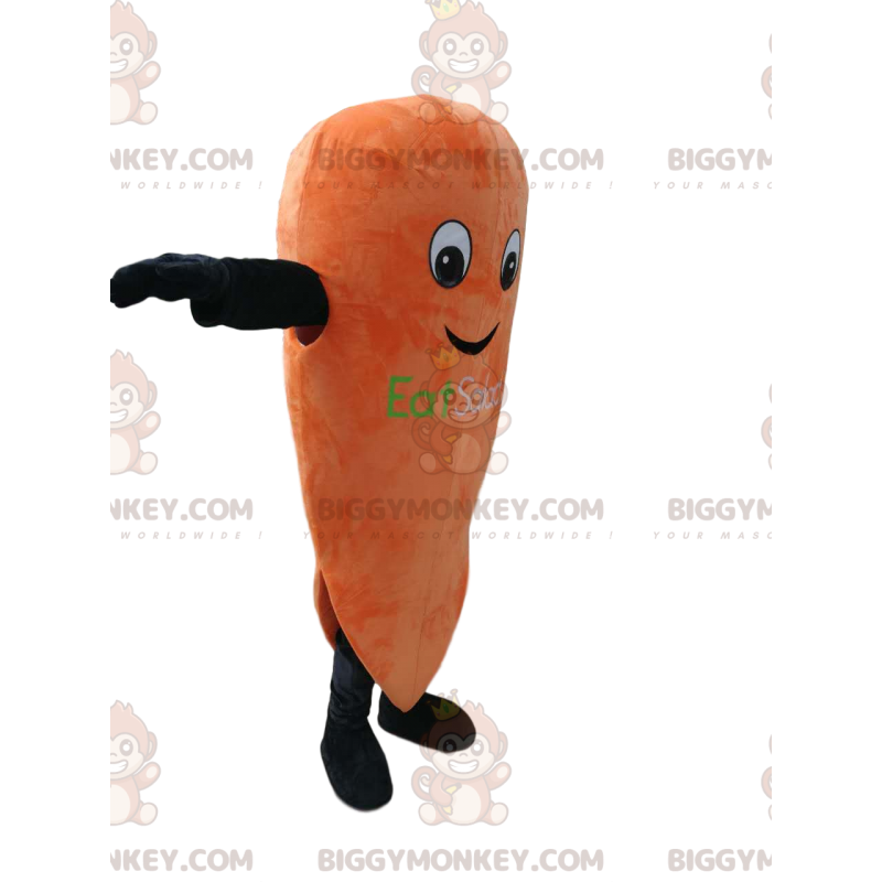 Super cute carrot BIGGYMONKEY™ mascot costume. carrot costume -