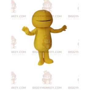 Geel mannetje BIGGYMONKEY™ mascottekostuum. Geel man kostuum -