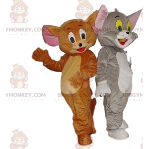 BIGGYMONKEY™ Mascot Costume Duo från Tom & Jerry. Tom & Jerry