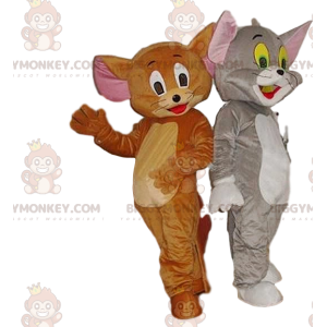 Duo de Costume de mascotte BIGGYMONKEY™ de Tom & Jerry. Costume