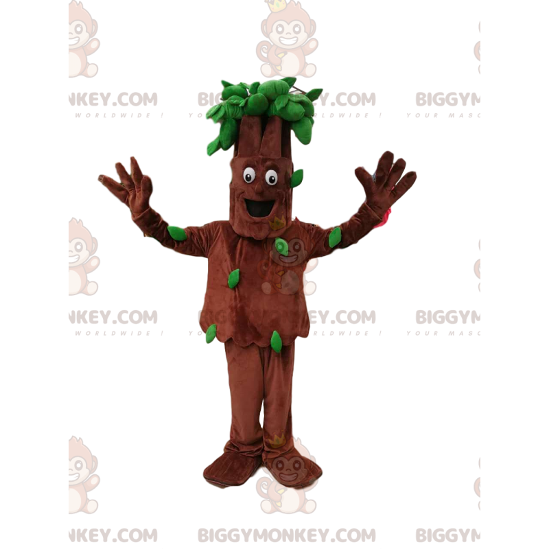 Kostium maskotki BIGGYMONKEY™ przedstawiający uśmiechnięte Kostium maskotki BIGGYMONKEY™ przedstawiający uśmiechnięte