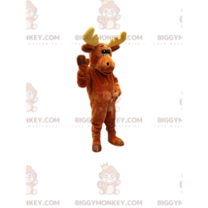 Costume de mascotte BIGGYMONKEY™ de caribou marron. Costume de caribou - Mascottes Cerf et Biche - BiggyMonkey.com