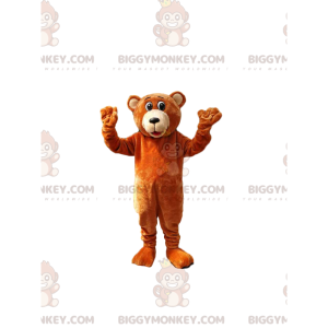 Kostým maskota medvěda hnědého BIGGYMONKEY™. kostým medvěda