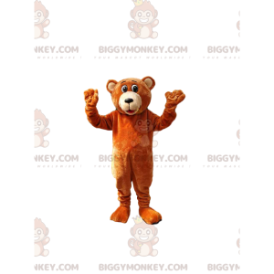 Στολή μασκότ BIGGYMONKEY™ καφέ αρκούδας. στολή καφέ αρκούδας -