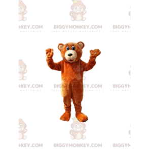 Στολή μασκότ BIGGYMONKEY™ καφέ αρκούδας. στολή καφέ αρκούδας -