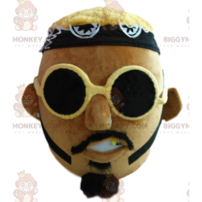 Kostým maskota BIGGYMONKEY™ v městském stylu se slunečními