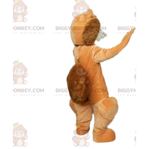 Super entusiastisk egern BIGGYMONKEY™ maskotkostume. Egern