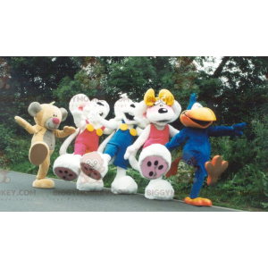 5 BIGGYMONKEY™s maskot af Diddl med sin kæreste og venner -