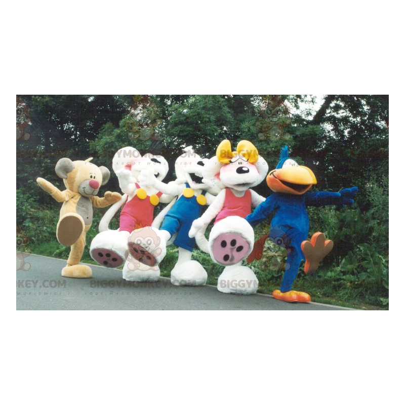 5 Diddl, la mascota de BIGGYMONKEY™, con su novia y sus amigos
