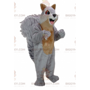 Giant Gray and Brown Squirrel BIGGYMONKEY™ Mascot Costume –