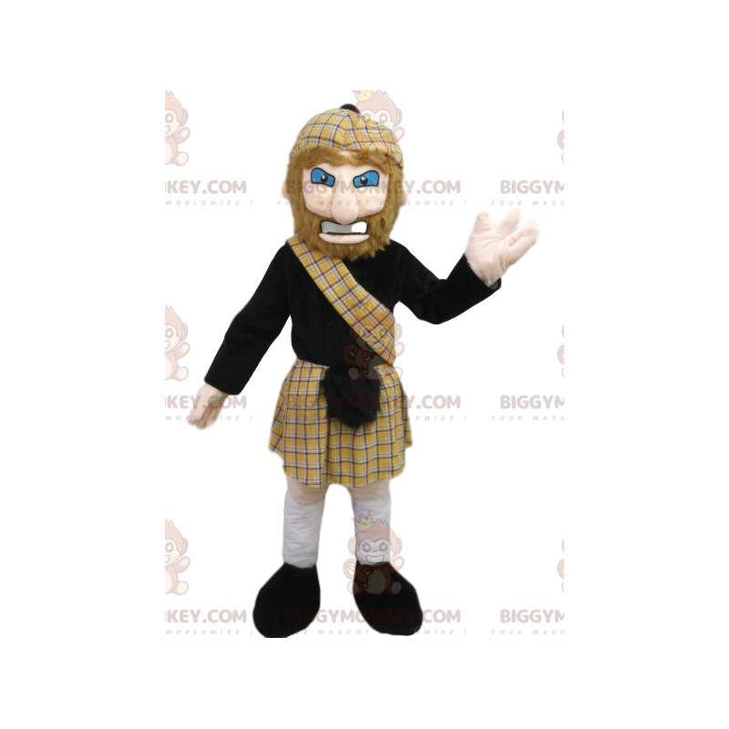 BIGGYMONKEY™ mascottekostuum van een man in traditionele BIGGYMONKEY™ mascottekostuum van een man in traditionele